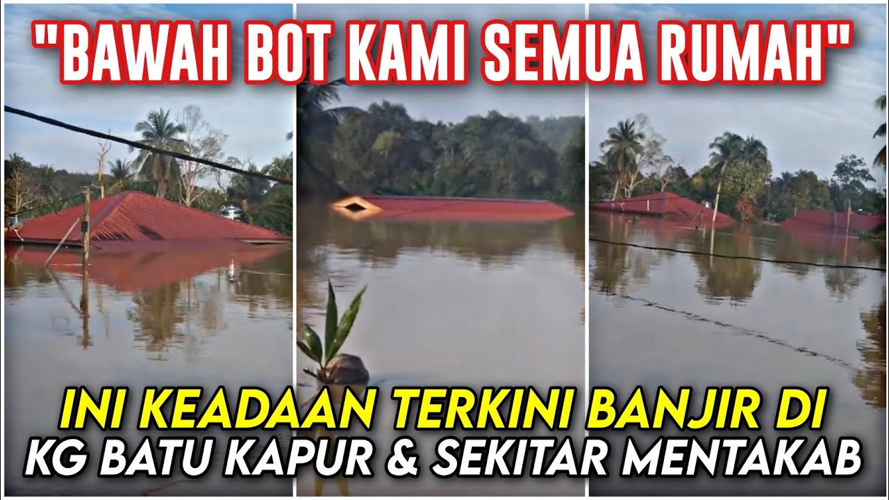 Keadaan banjir terkini di pahang