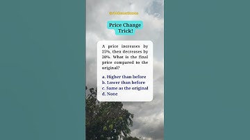 Price change trick #shorts #riddlemathzone #maths