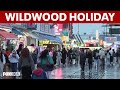 Wildwood boardwalk busy for Memorial Day weekend despite rain