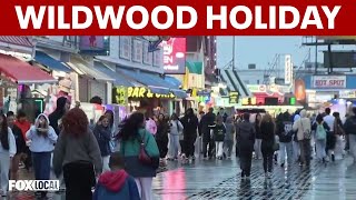 Wildwood boardwalk busy for Memorial Day weekend despite rain