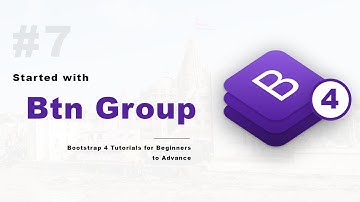 Buttons group in Bootstrap 4 (Hindi) - 7