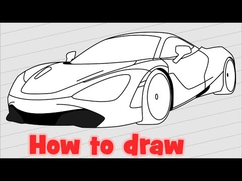 Mclaren 720s Coloring Page - Supercars Gallery