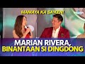 Marian Rivera, binantaan ang asawang si Dingdong Dantes sa mediacon ng Rewind dahil sa sagot nito