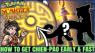 How to Get New OP Legendary Chien Pao FAST - All 8 Yellow Stake Locations - Pokemon Scarlet Violet!