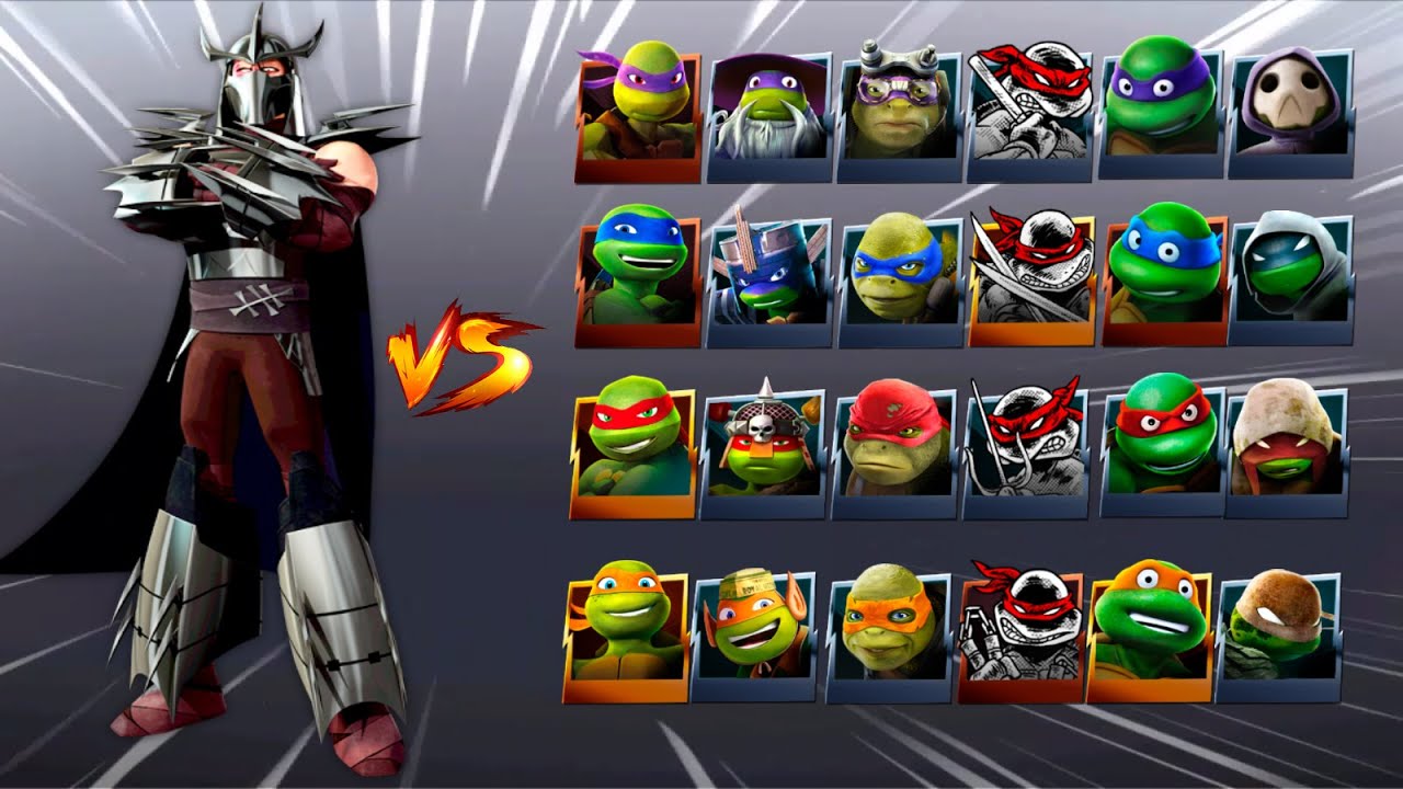 SHREDDER VS ALL TURTLES | Teenage Mutant Ninja Turtles Legends