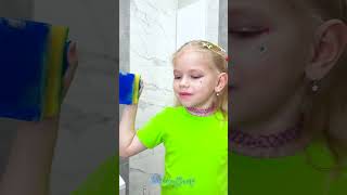 🌈Let's Create A Beautiful Dress For The Doll!We Will Need A Sponge And Paints!