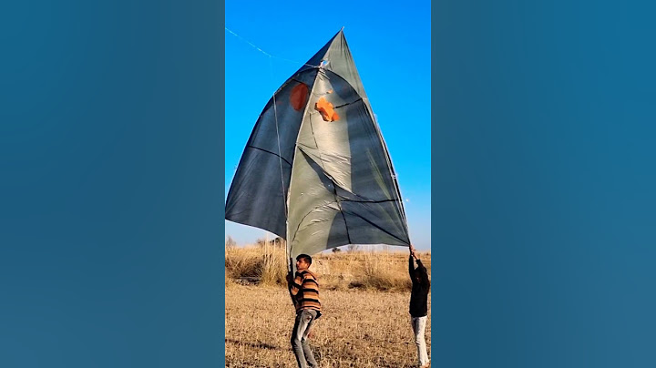Big Kite flying Test Succesfully.....