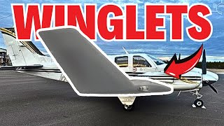 58P Baron Long Range Fuel Tanks & Winglets