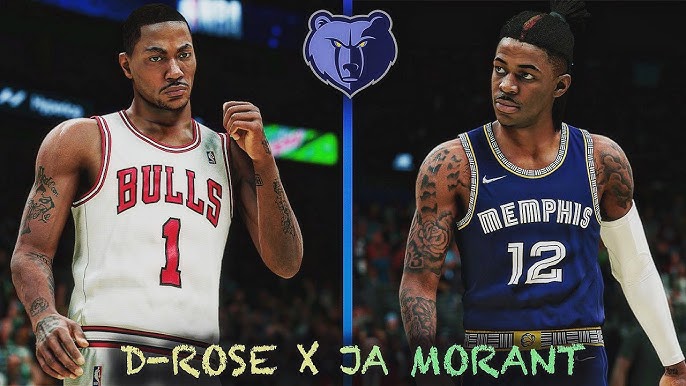 Dunk or block? Prime Derrick Rose or Prime Ja Morant - - -  #nba#nbaart#nbadesign#basketball#jamorant#memphisgrizzlies