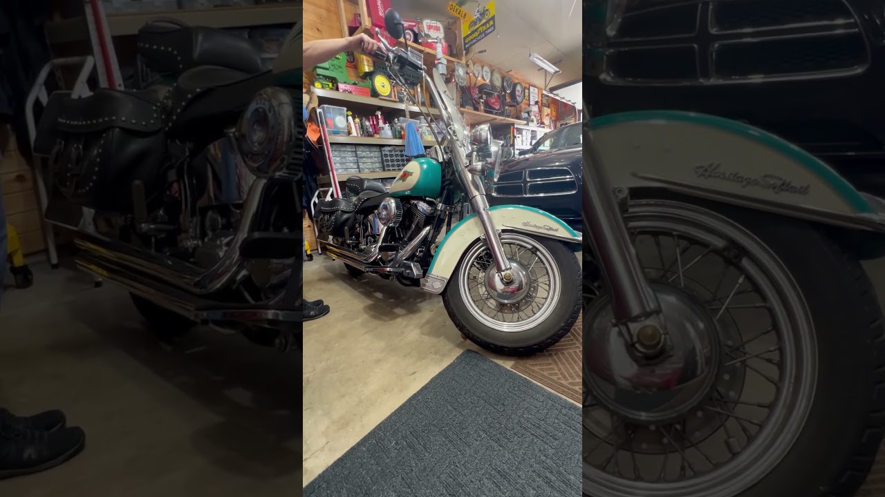 No Reserve: 1992 Harley-Davidson Heritage Softail Classic w/1998