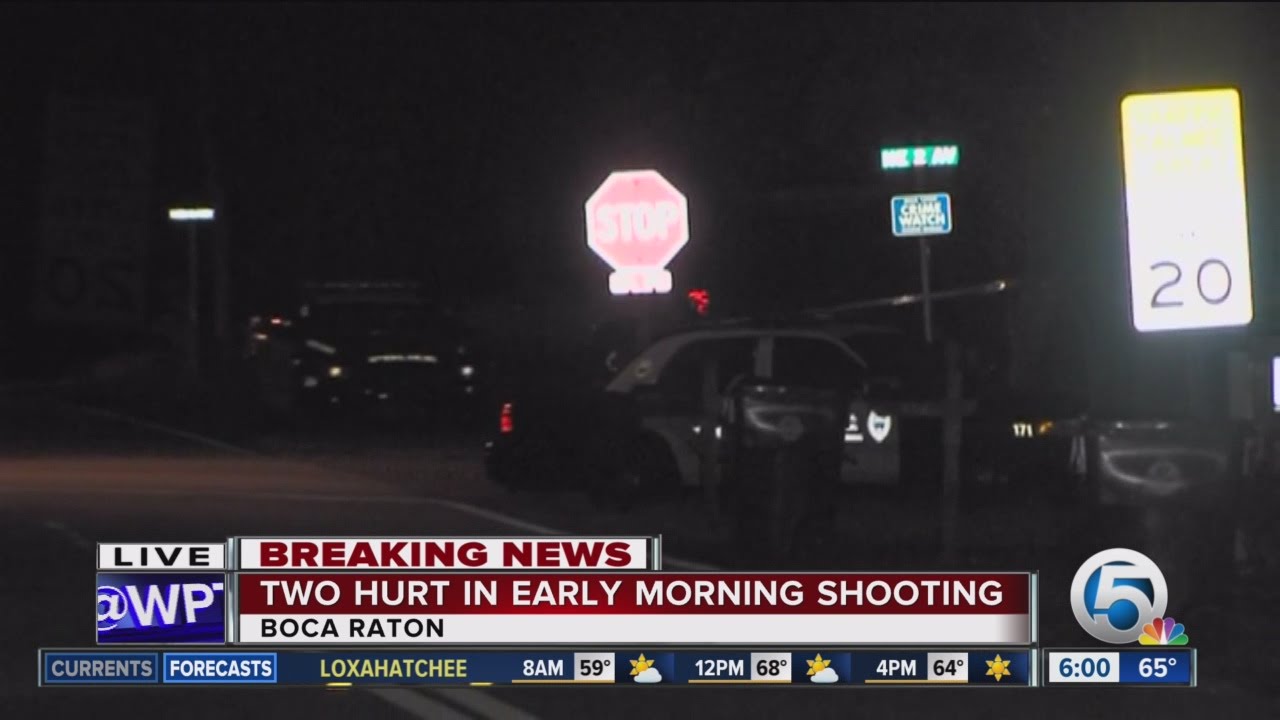Boca Raton police investigate early-morning shooting - YouTube