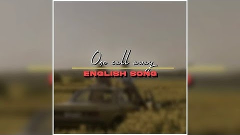 One call away - Charlie Puth 🩷 [ English song ] presetalightmotion || #xmlfile📁link in comment box📦