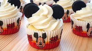 I cupcakes di Topolino perfetti per i compleanni, morbidi e cremosi