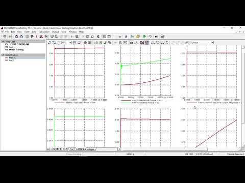 PowerFactory DIgSILENT tutorial #10 synchronous/ asynchronous motor starting.