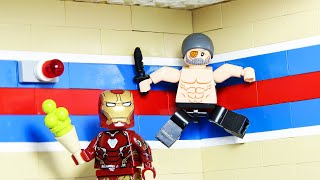 Lego SECRET AGENT Iron Man Rescue Police | Lego Stop Motion