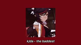 Kda - The Baddest Sped Up Reverb