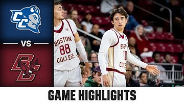 Central Connecticut St. vs. Boston College Game Highlights | 2025-26 ACC Men