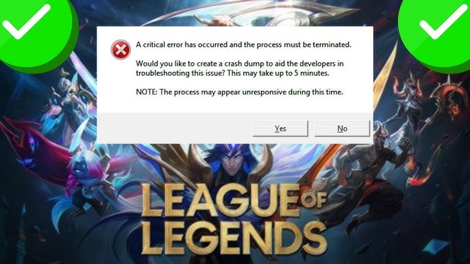 Solved: How To Fix League of Legends Critical Error 