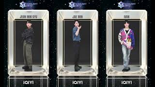 iQIYI Starlight Boys JEON MIN GYU、JAE MIN、IVAN capture the moment of Starlight