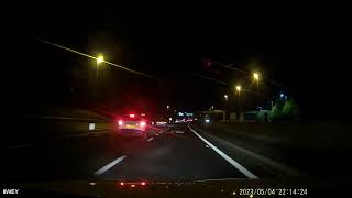 My First Nighttime Drive on the M6 Motorway - Manchester Adventure!