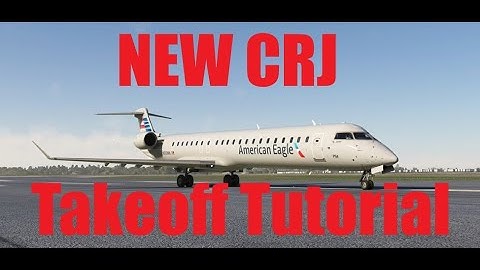 CRJ  V2 Updated Full Takeoff Procdure Tutorial (Real CRJ Pilot). #msfs2020 #crj