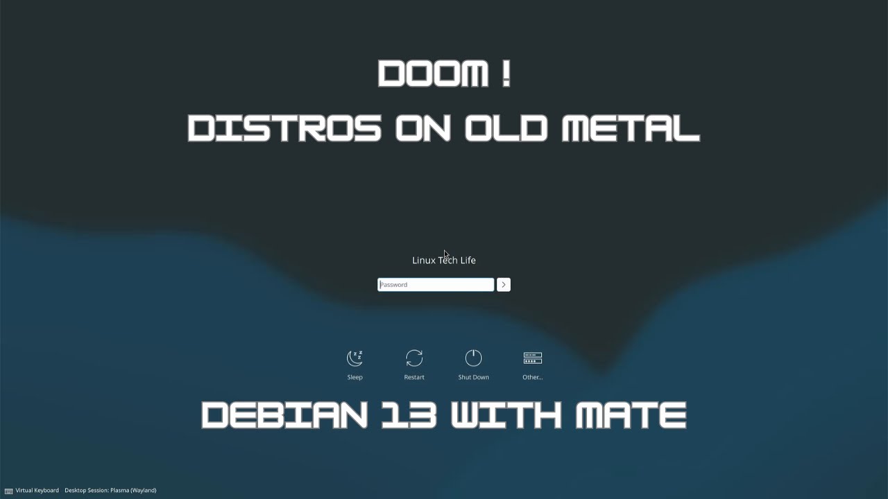 DOOM V1: Debian 13 with MATE — Reviving Old Hardware Like a Pro - YouTube