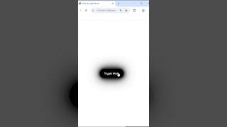 Light and Dark mode toggle effect