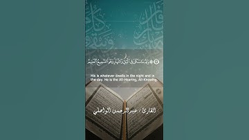 تلاوة خاشعة من سورة الأنعام بـ صوت القارئ عبدالرحمن الواصلي #سورة_الأنعام #اكسبلور