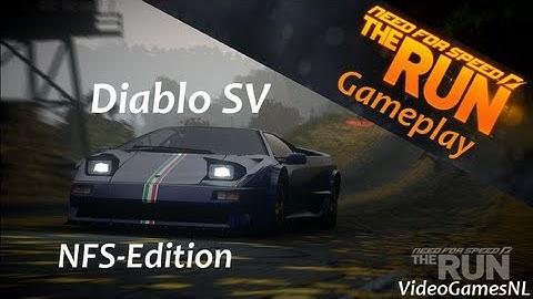 Need For Speed: The Run | Lamborghini Diablo SV 