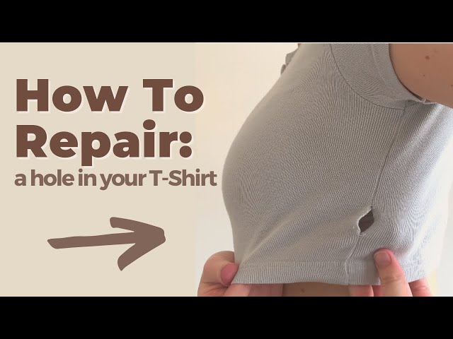 How to Repair a Hole in Your Clothes – Sustain My Craft Habit