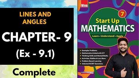 Viva Education Start Up Mathematics Class 7 || Exercise 9.1