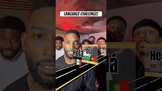 Language Challenge! FT @tinie  #funny #comedyvideo