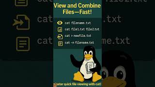 View &amp; Combine Files with cat! (Linux Command Tip) 🐱📄