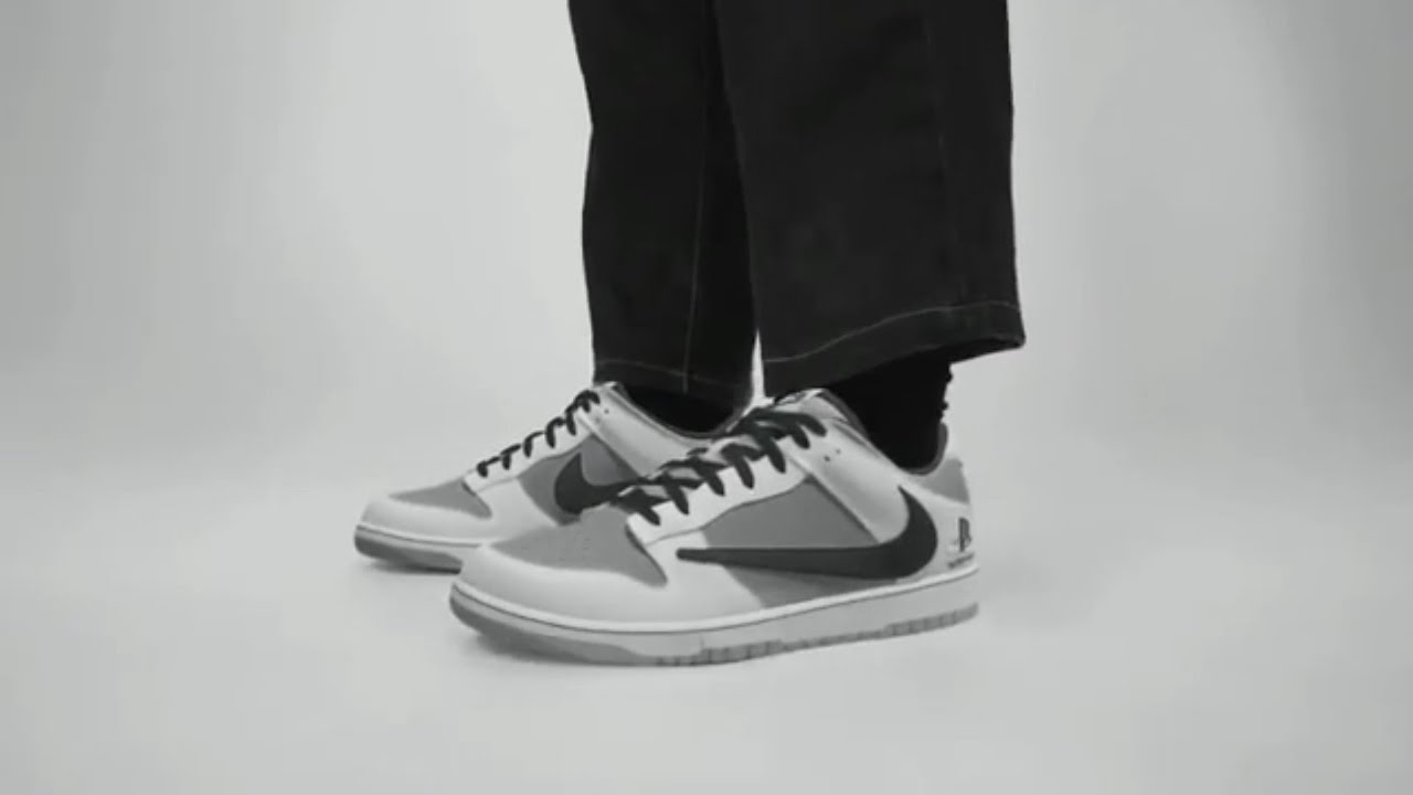Travis Scott Teases PlayStation x Nike Dunk Low Sneakers!