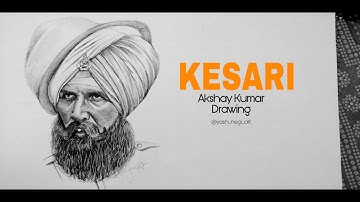 Kesari - movie drawing of Akshay Kumar #akshaykumar #kesari #bollywood