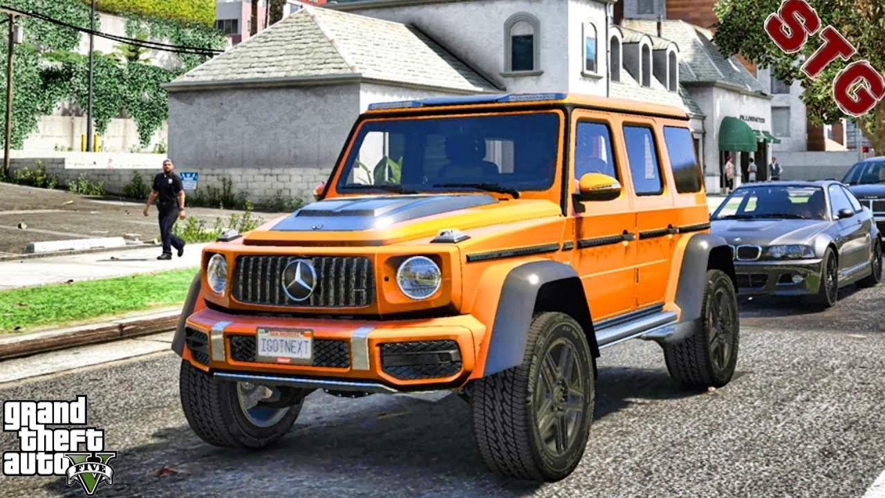 2019 MERCEDES BENZ G63 4X4| TAKING A DAY OFF| (GTA 5 REAL LIFE MODS ...