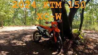 2024 KTM 150 XCW TBI Trail Ride/Break in...TRAIL RIPPER!!! So much FUN | This bike surprised me