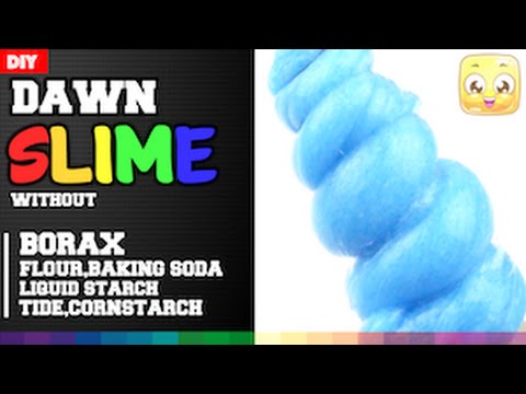 How to make slime without glue, borax, detergent and ha