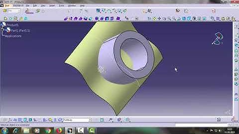 Tutorial Catia V5.....How To Use "Sew Surface " Tool .