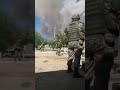 Военные спасают женщину  в Арысе