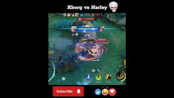 Xborg vs Harley💀#youtubeshorts#shorts#shortsfeed#mlbb#xborg#mobilelegends