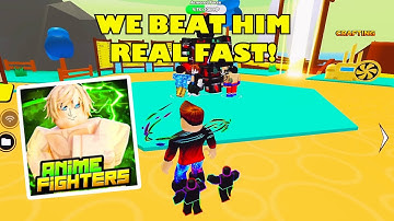 USING AUTO CLICKER IN ROBLOX ANIME FIGHTERS SIMULATOR