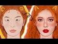 if I give my friend HyunA&#39;s makeup? / Hippie girl makeup🔥