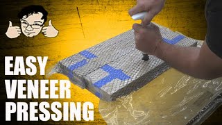 Easy veneer clamping/pressing tips