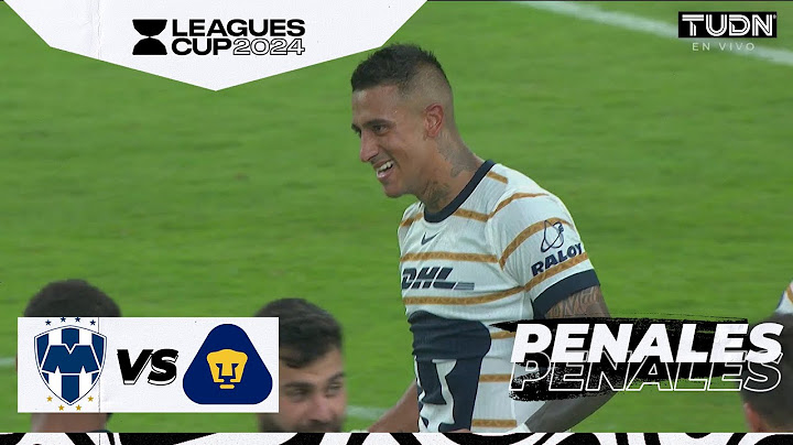 ¡TANDA COMPLETA! Pumas gana en PENALES y avanza  | Rayados vs Pumas | Leagues Cup 2024 | TUDN