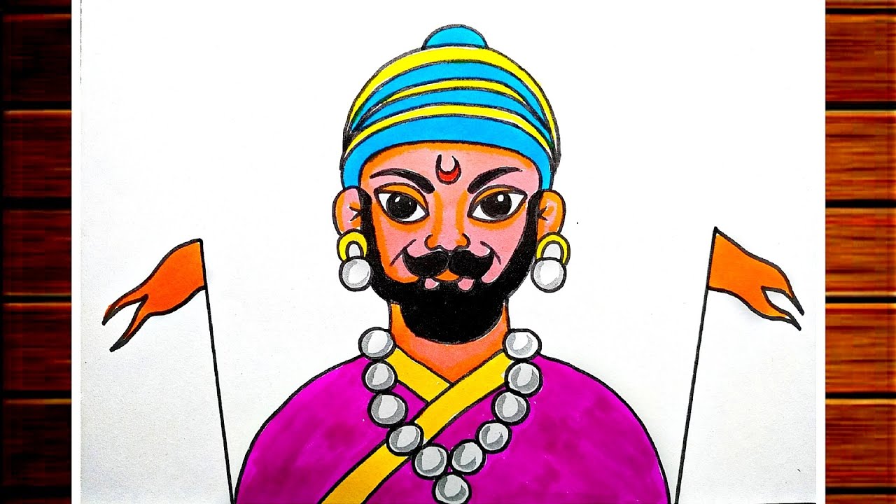 Shivaji Name Drawing with Oil Pastels | Oil Pastel Drawing for Beginners -  YouTube
