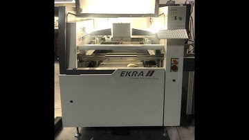 2007 EKRA X6 HSI Screen Printer
