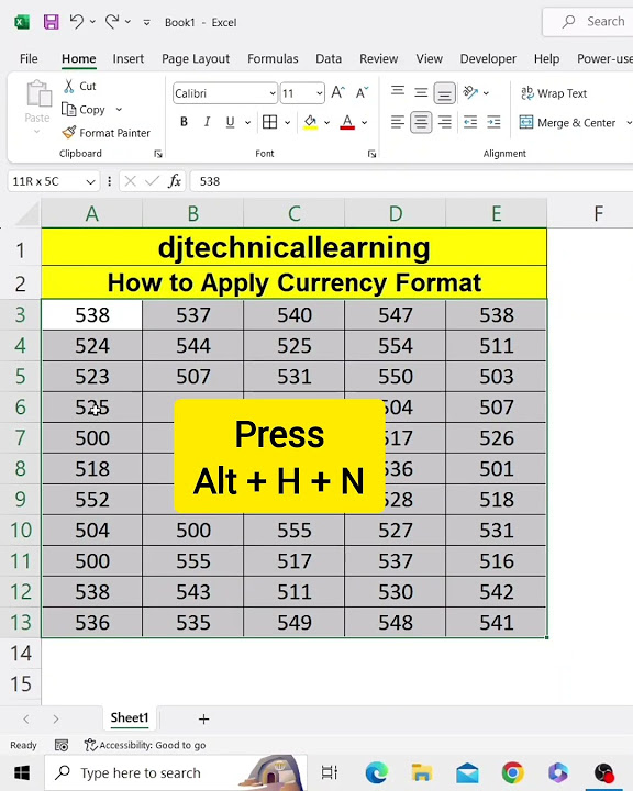 How to apply currency format in excel currency format in excel 