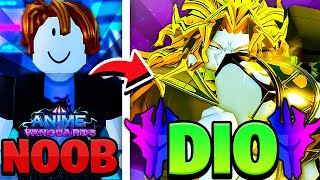 NOOB To MONARCH DIO Over Heaven In Anime Vanguards
