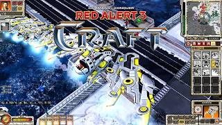Red Alert 3 Craft MOD Rising Sun Zerg 4v4 Gameplay | Here Come The Robotic Brood lord!